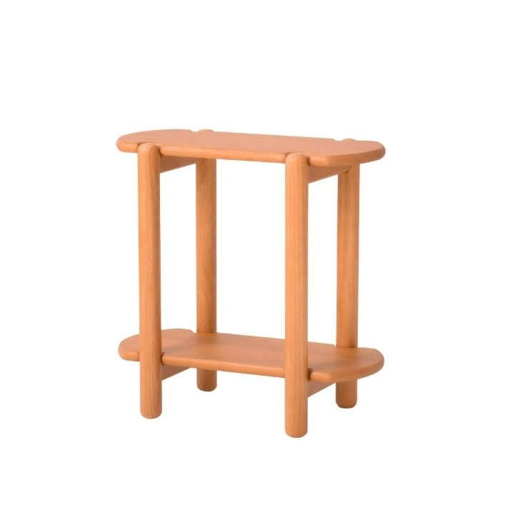 โต๊ะข้างไม้ยางพารา MAAI DESIGN รุ่น CHISAI SIDE TABLE สีโอ๊ค